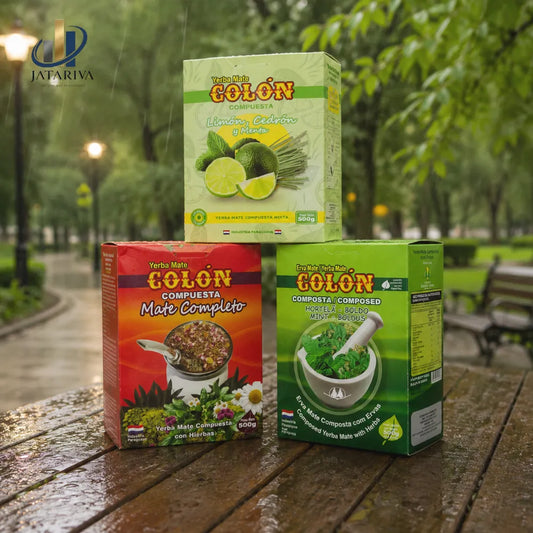 YERBA MATE COLON COMPUESTA 500G, HIERBAS NATURALES - VARIEDAD DE SABORES