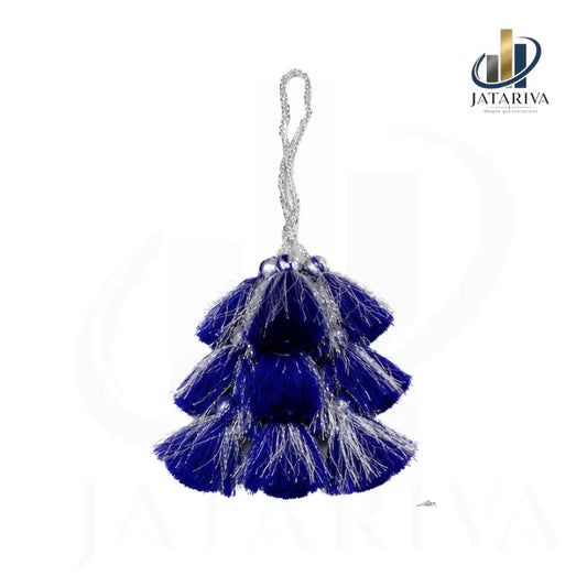 TULMAS/ POMPONES PARA LAS TRENZAS DE CAPORAL, NEGRO, AZUL, FUXCIA, ROJO, MORADO. / JATARIVA