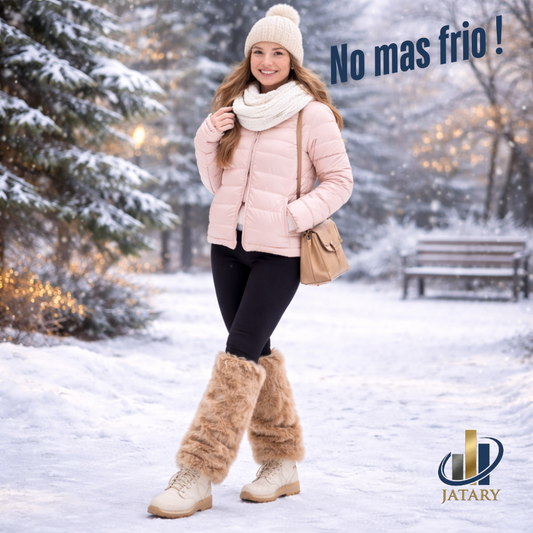 POLAINAS -ELEGANTES, SUAVES,Y ABRIGADORAS  DE PIEL SINTETICA